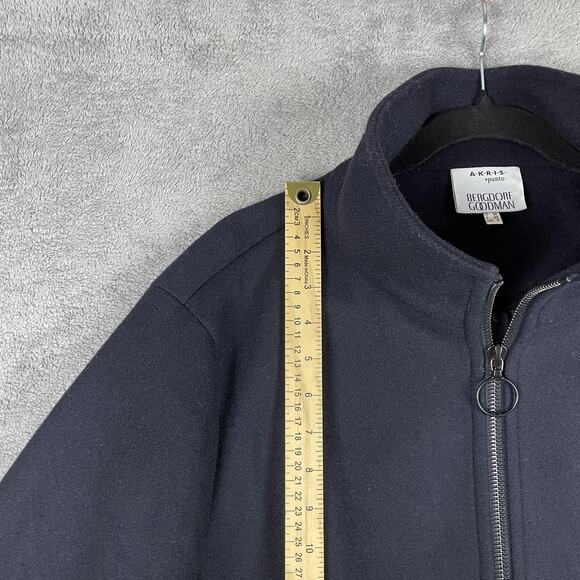 Akris Punto Jacket Womens 8 Wool Blend Bergdorf Goodman Modern Boxy Minimalist - Picture 16 of 16